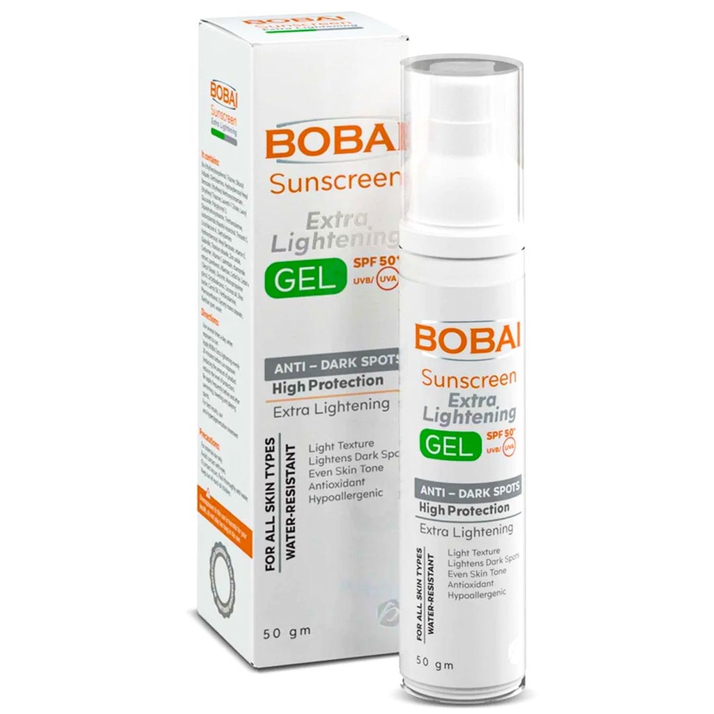 بوباى صن سكرين جل لتفتيح البشرة الزائد - Bobai Sunscreen Gel Extra Lightening (50g, 50)