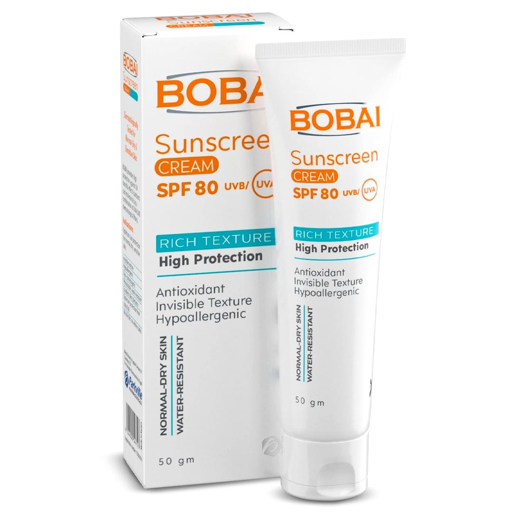 بوباى صن سكرين كريم ملمس غنى - Bobai Sunscreen Cream Rich Texture (50 g, 80)