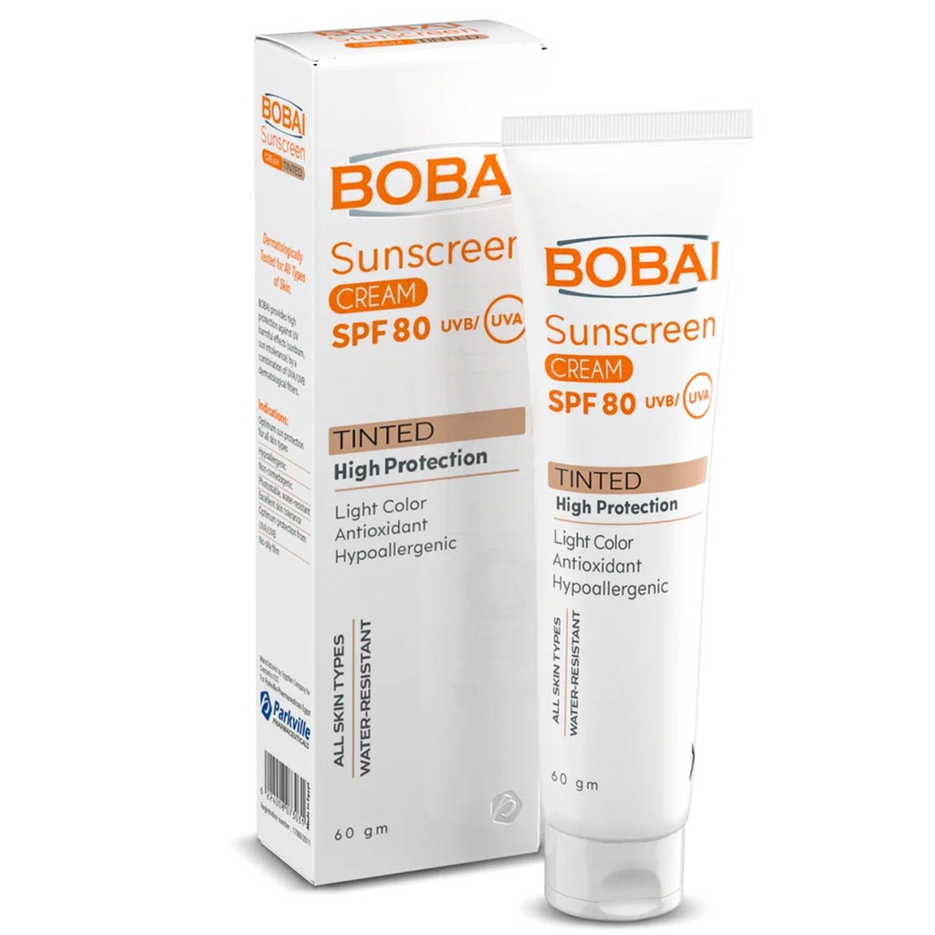 بوباى صن سكرين كريم ملون - Bobai Sunscreen Cream Tinted (60g, 80)