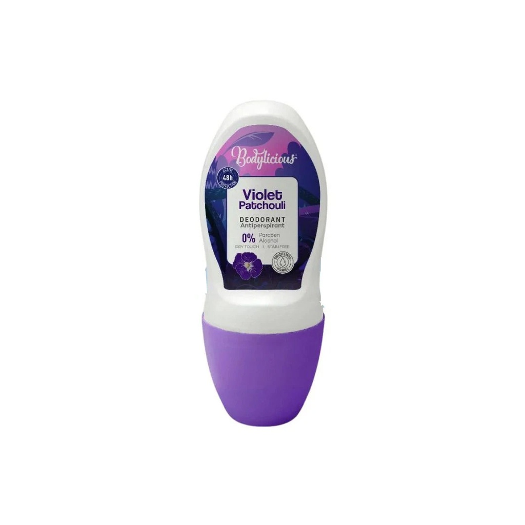 بودى ليشيوس رول اون فيوليت باتشولى - Bodylicious Roll On Violet Patchouli