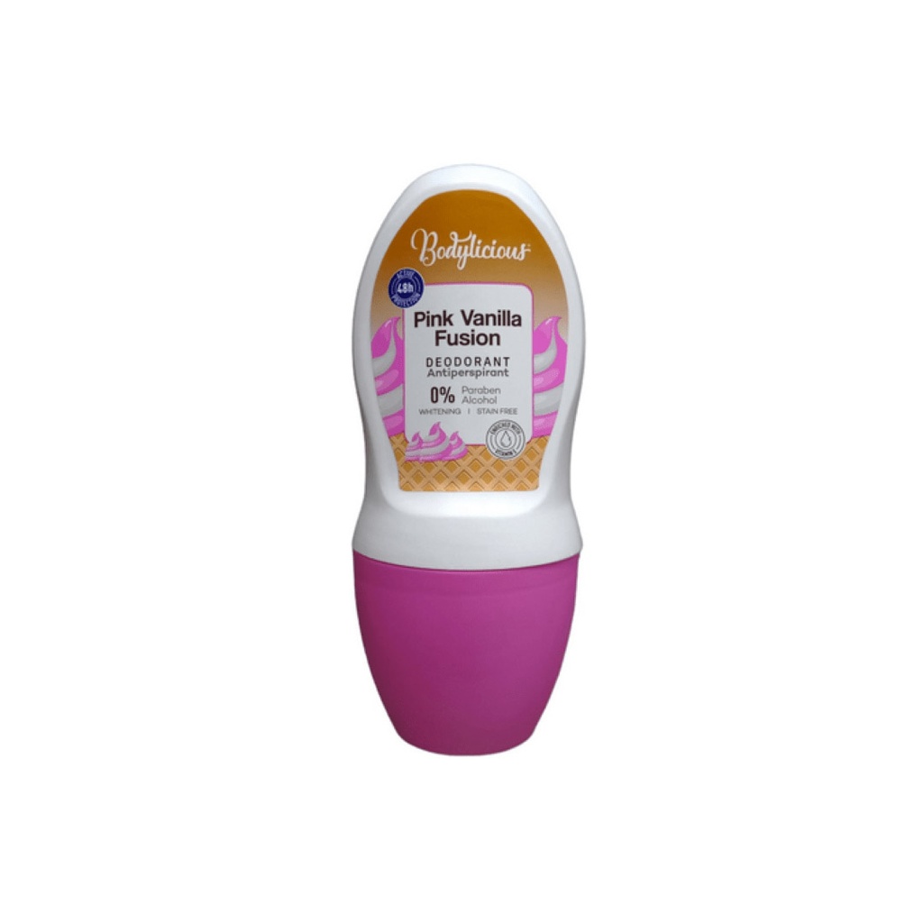 بودى ليشيوس رول اون - Bodylicious Roll On (50ml, بينك فانيلا فيوجن)