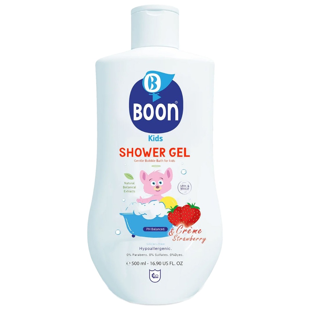 بوون شاور فراولة اطفال - Boon shower Strawberry Kids (500ml)