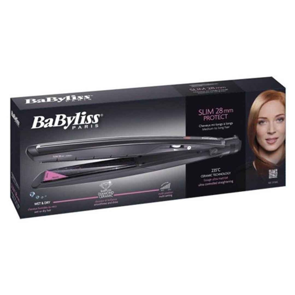 بيبى ليس - Babyliss (سليم 28mm بروتكت, No:ST326E, 49W)
