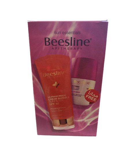 بيزلين حاجب للشمس - Beesline Sunfilter (60ml+50ml, +رول اون نعومة القطن مجانا, 50)
