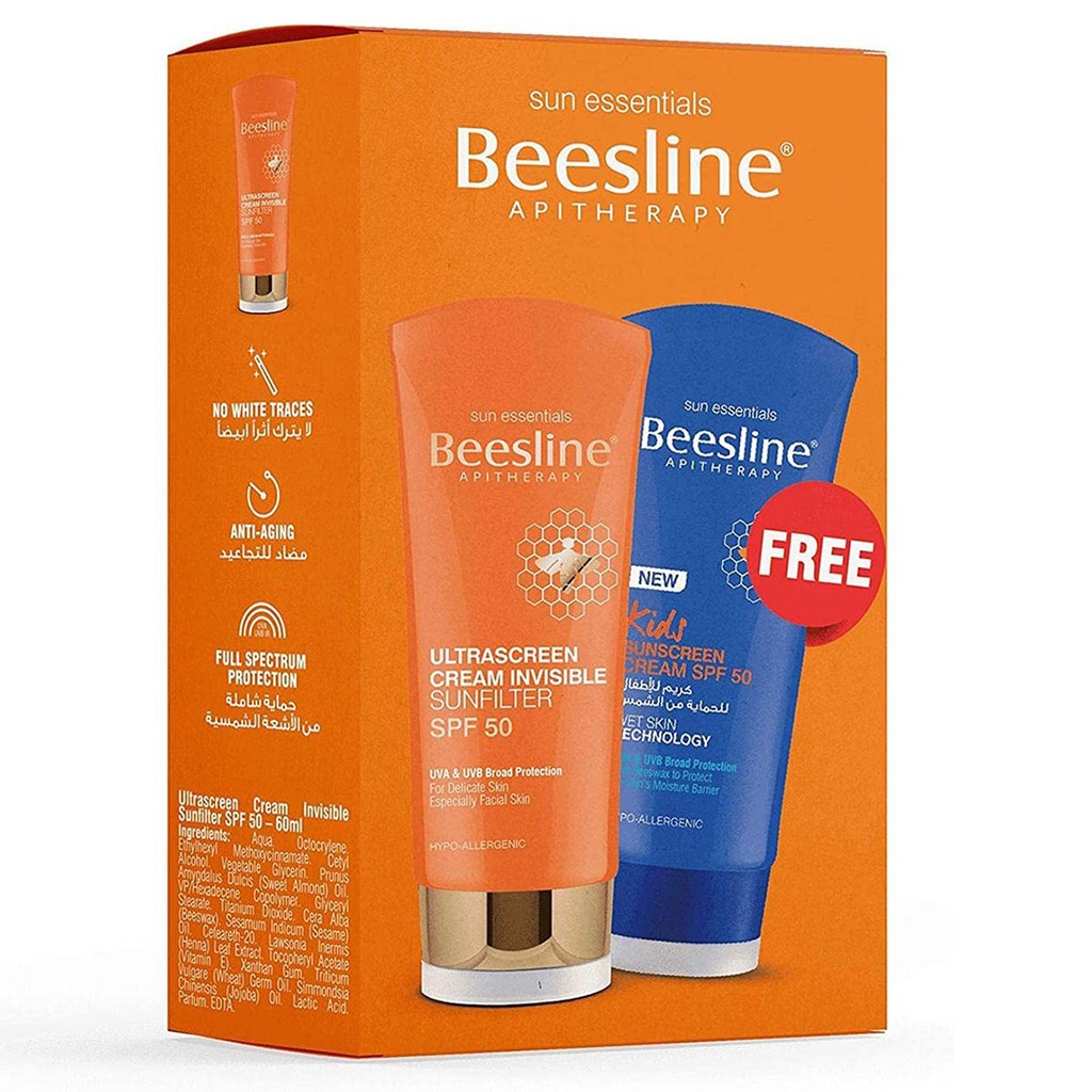 بيزلين حاجب للشمس - Beesline Sunfilter (60ml, +1 للاطفال, 50)