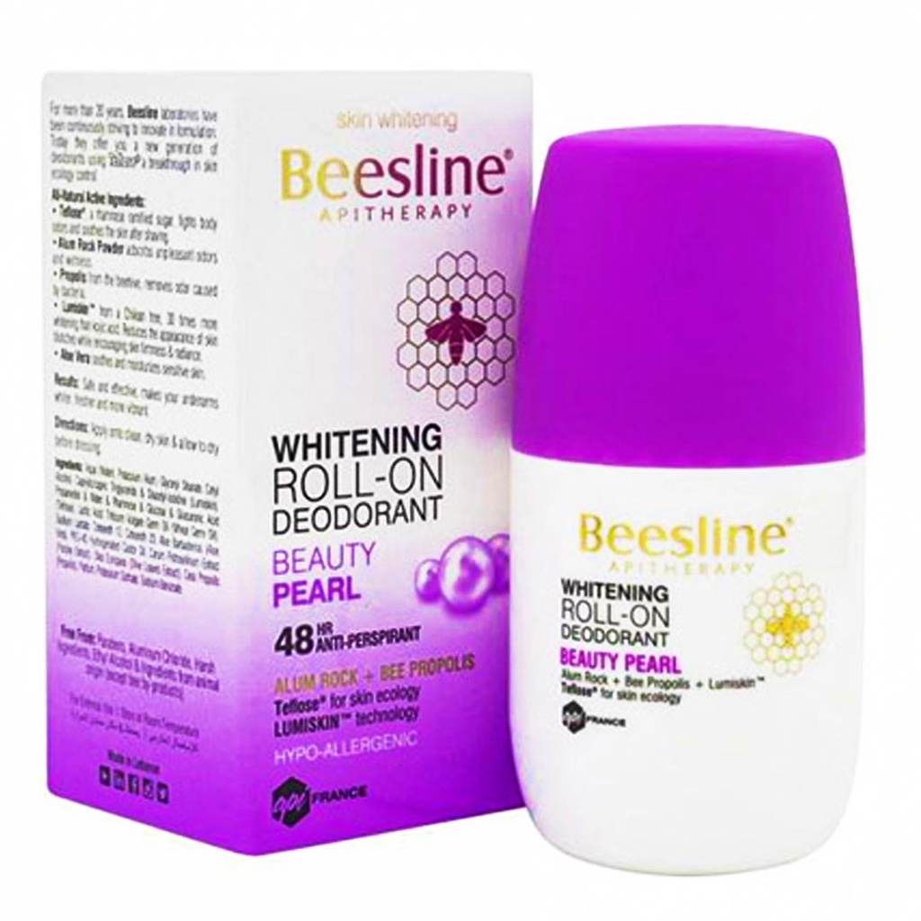 بيزلين رول اون - Beesline Roll On (نسائى, 50ml, تالق اللؤلؤ)