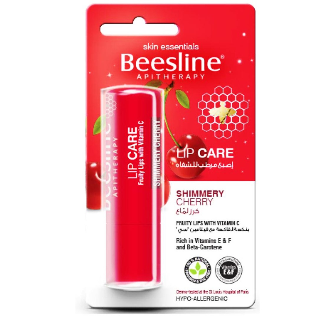 بيزلين مرطب شفاه - Beesline Lip Care (4g, كرز)