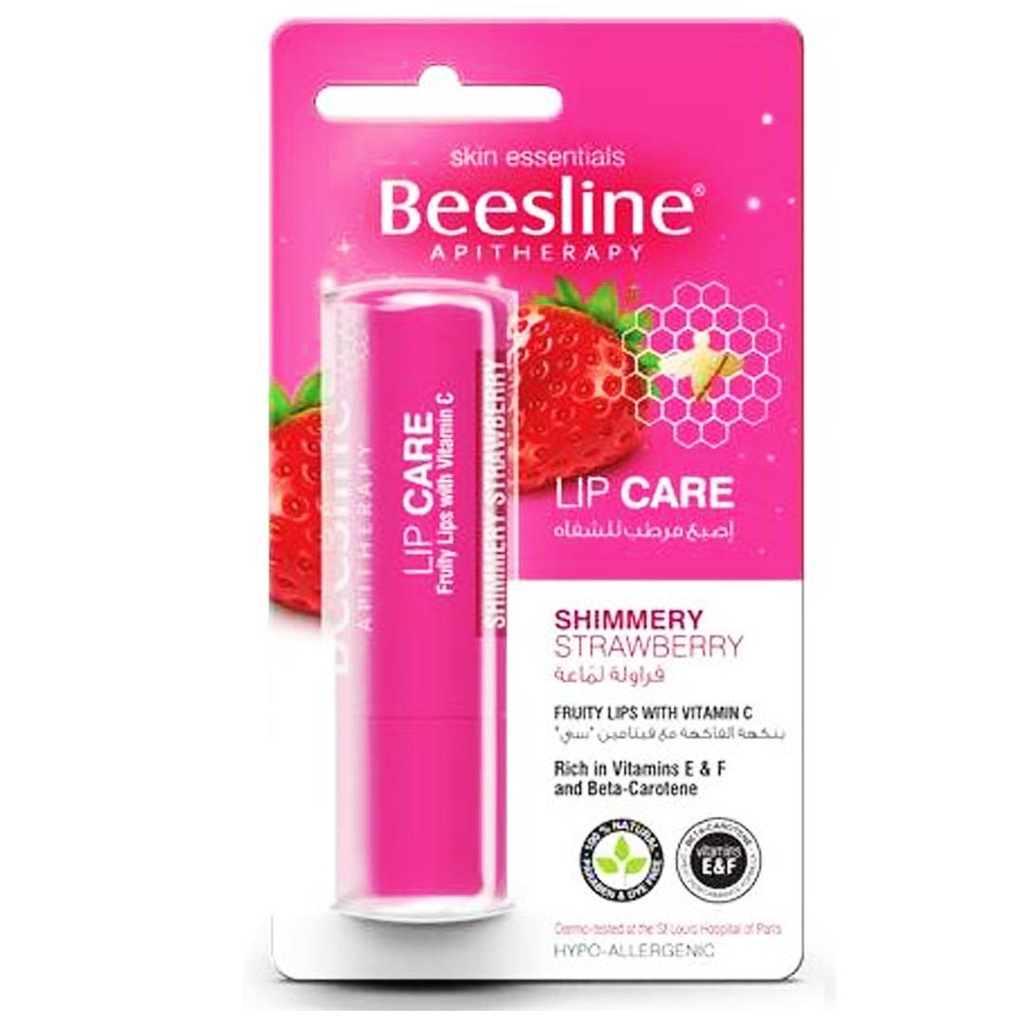 بيزلين مرطب شفاه - Beesline Lip Care (4g, فراولة)