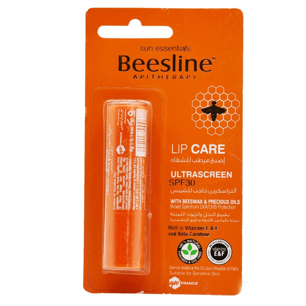 بيزلين مرطب شفاه - Beesline Lip Care (4g, التراسكرين SPF30)