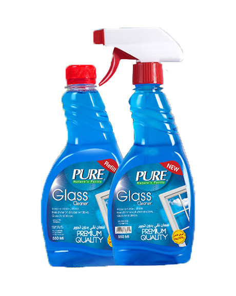 بيور منظف زجاج - Pure Glass Cleaner (550ml×2)
