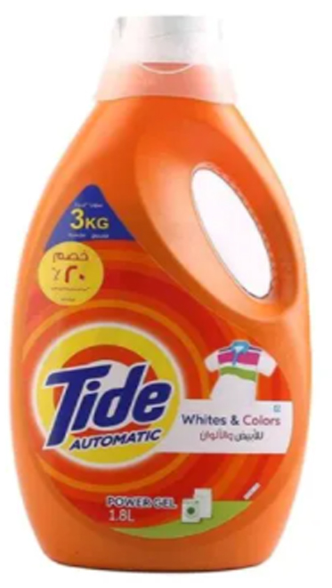 تايد - Tide (جل, اوتوماتيك, 1.8Kg, ابيض و الوان, خصم 20%)