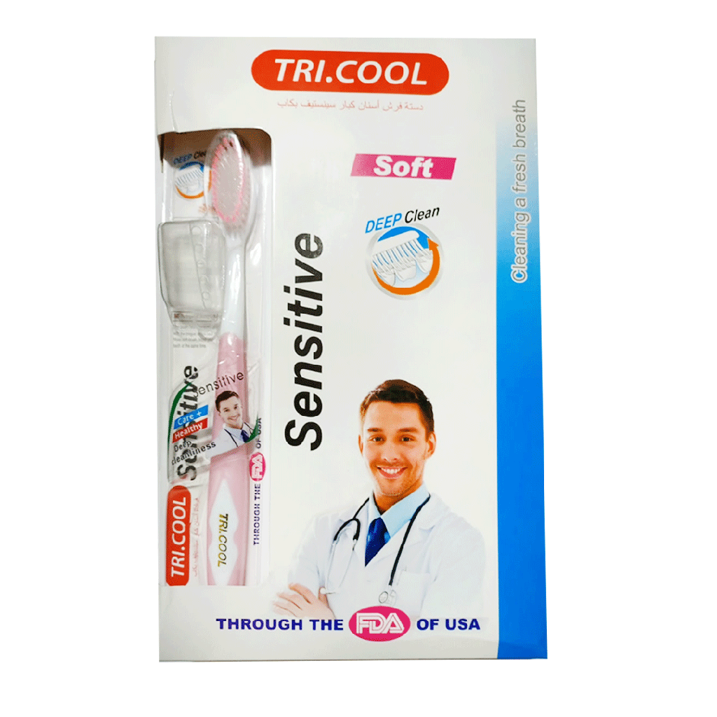 ترى كول فرشاة اسنان حساس سوفت - TRI.COOL Tooth Brush Sensitive Soft (No:626)