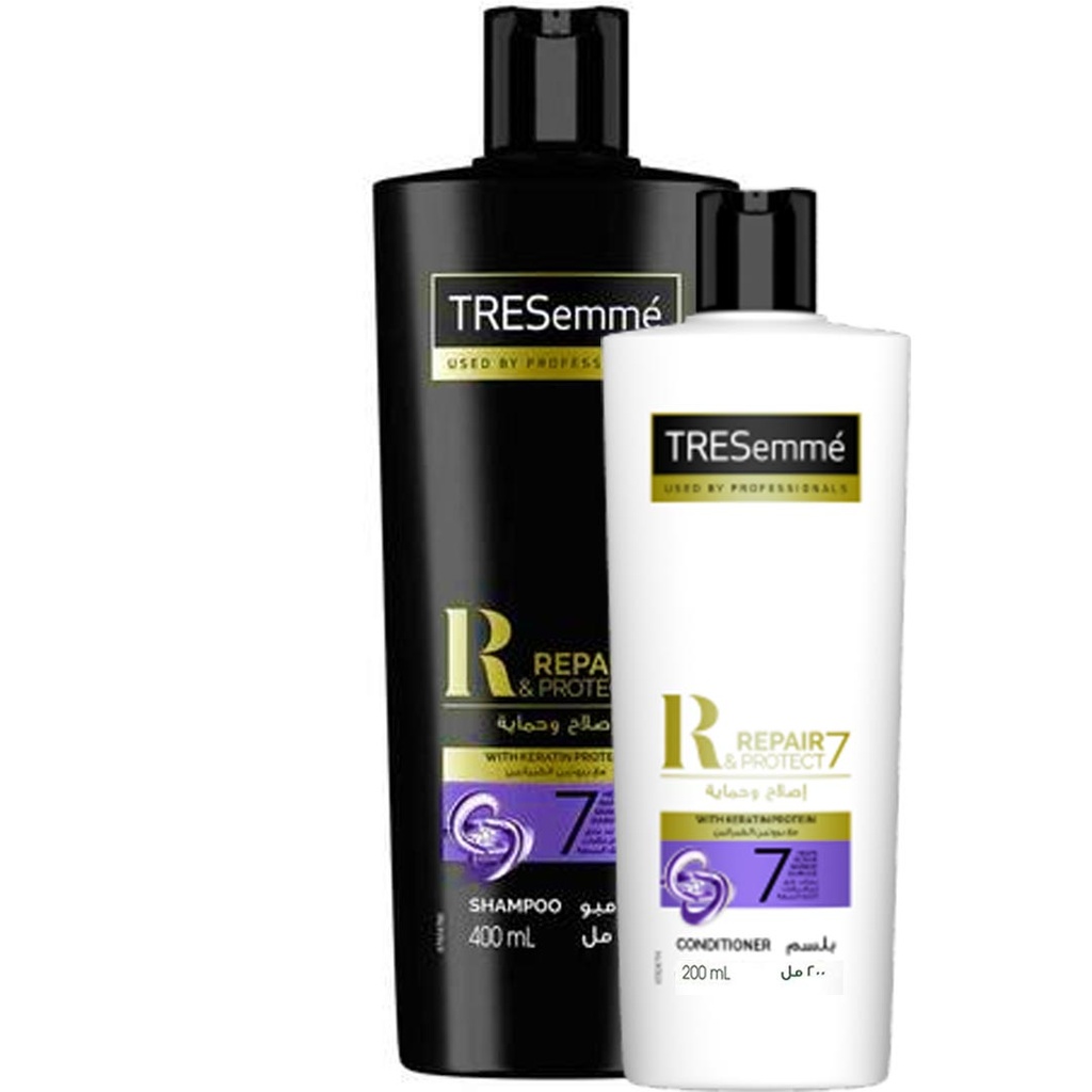 تريسمى شامبو و بلسم بروتين الكيراتين - TRESemme Shampoo & Conditioner Protein Keratin (400ml+200ml)