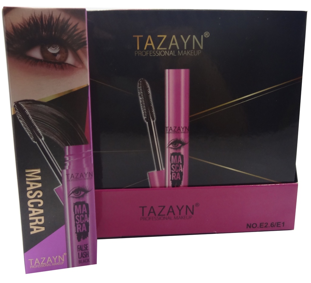 تزين ماسكارا - Tazayn Mascara (11g, No:E2.6/E1, اسود)