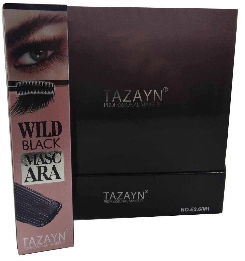 تزين ماسكارا - Tazayn Mascara (11g, No:E2.6/M1, اسود)