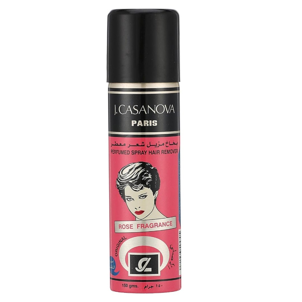 ج. كازانوفا ازالة بخاخ - J. Casanova Spray Remover (150g, Rose)