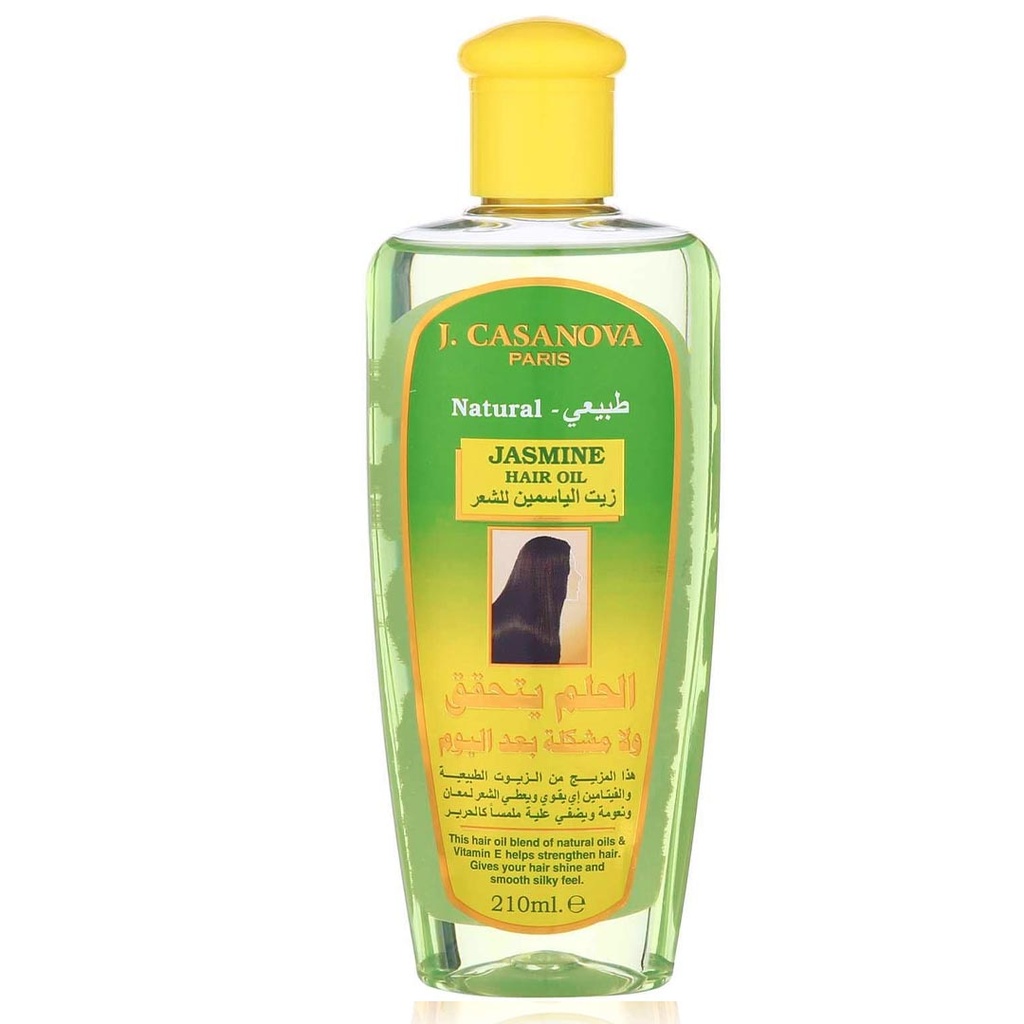 ج.كازانوفا زيت - J.Casanova Oil (210ml, ياسمين)