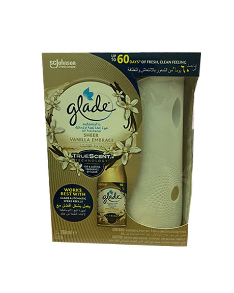 جليد جهاز اوتوماتيك 3×1 - Glade Device Automatic 3×1 (Sheer Vanilla Embrace, +Parts)