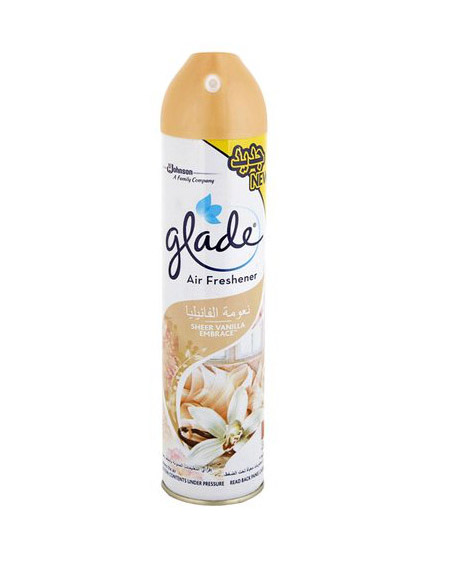 جليد ملطف جو - Glade Air Freshener (عادى, 300ml, نعومة الفانيليا, بدون)