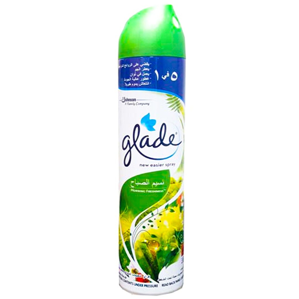 جليد ملطف جو - Glade Air Freshener (عادى, 300ml, نسيم الصباح, بدون)