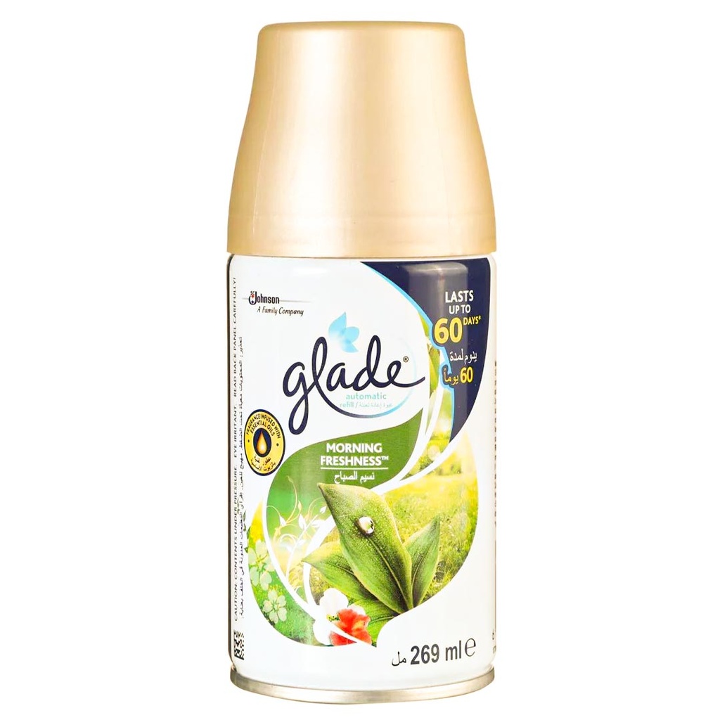 جليد ملطف جو - Glade Air Freshener (A spare part, 269ml, Morning Freshness, without)