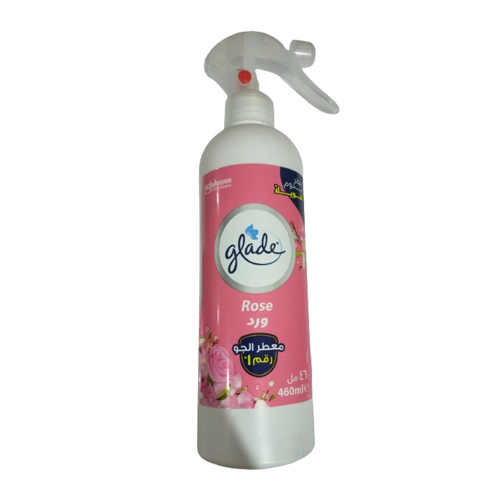 جليد ملطف جو - Glade Air Freshener (460ml, ورد)