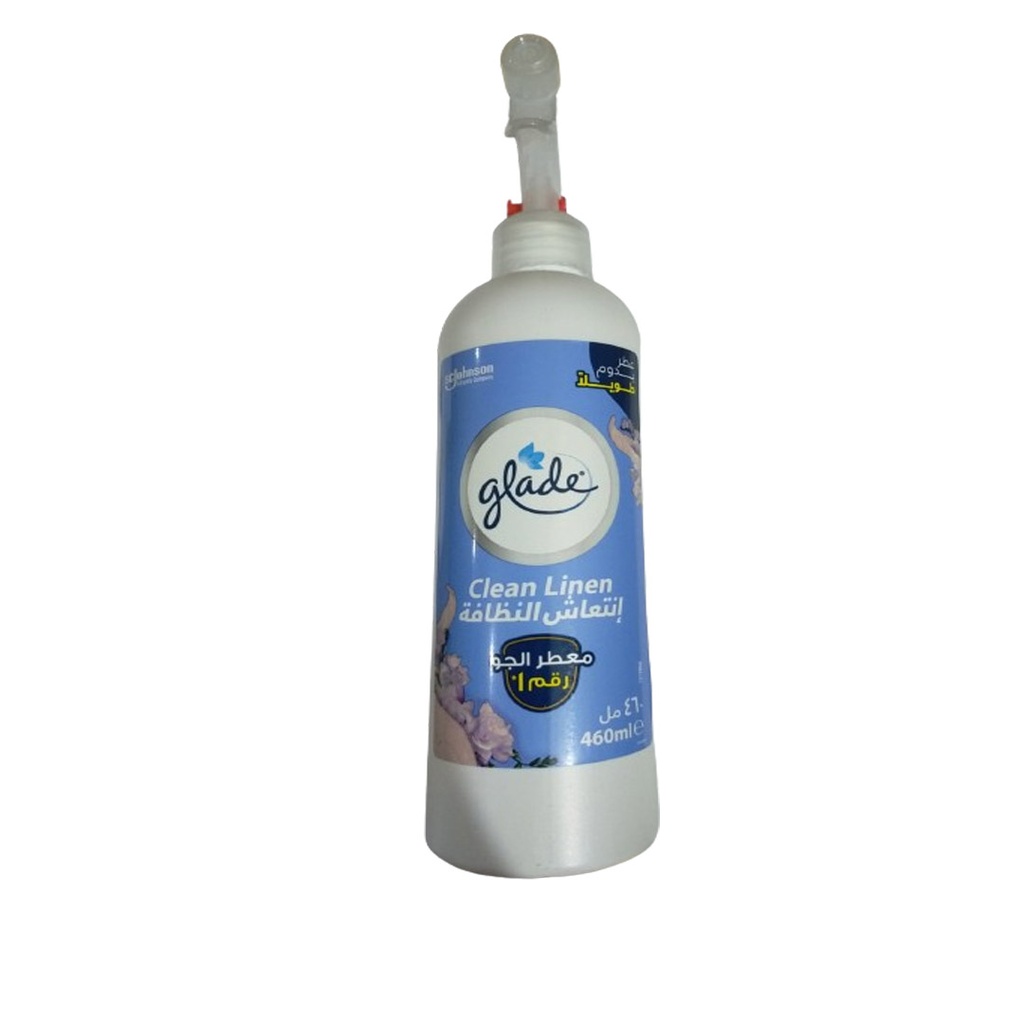 جليد ملطف جو - Glade Air Freshener (460ml, انتعاش النظافة)