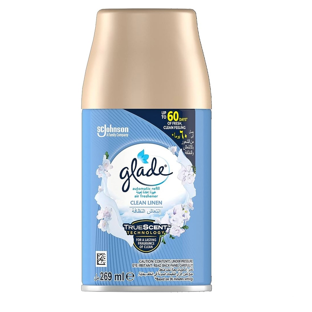 جليد ملطف جو غيار - Glade Air Freshener Spare (269ml, Clean Linen)