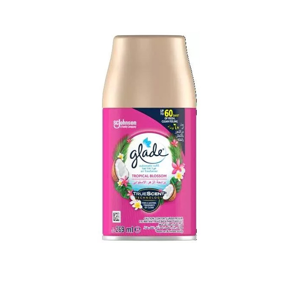 جليد ملطف جو غيار - Glade Air Freshener Spare (269ml, Tropical Blossom)