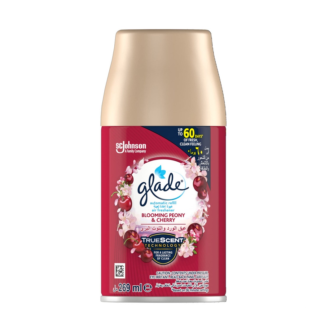 جليد ملطف جو غيار - Glade Air Freshener Spare (269ml, عبق الورد&التوت البرى)