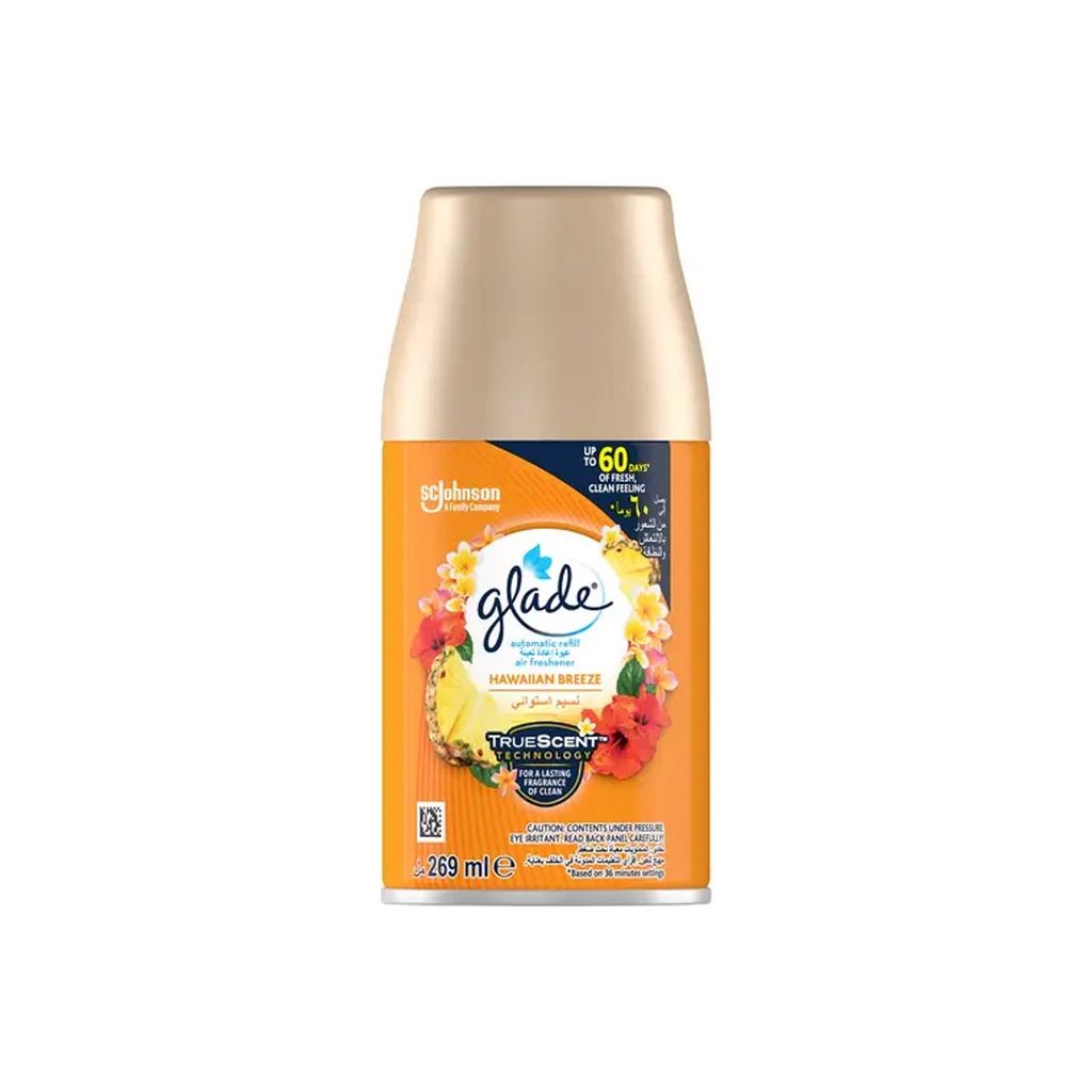 جليد ملطف جو غيار - Glade Air Freshener Spare (269ml, Hawaiian Breeze)