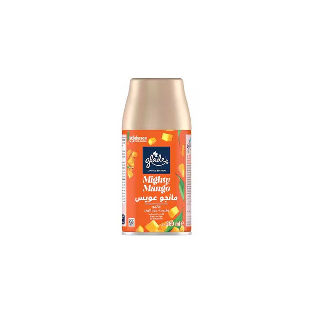 جليد ملطف جو غيار - Glade Air Freshener Spare (269ml, مانجو عويس)