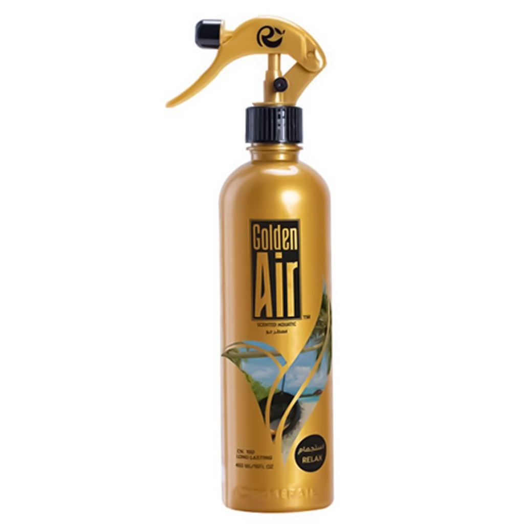 جولدن اير ملطف جو - Golden Air Air Freshner (460ml, استجمام)