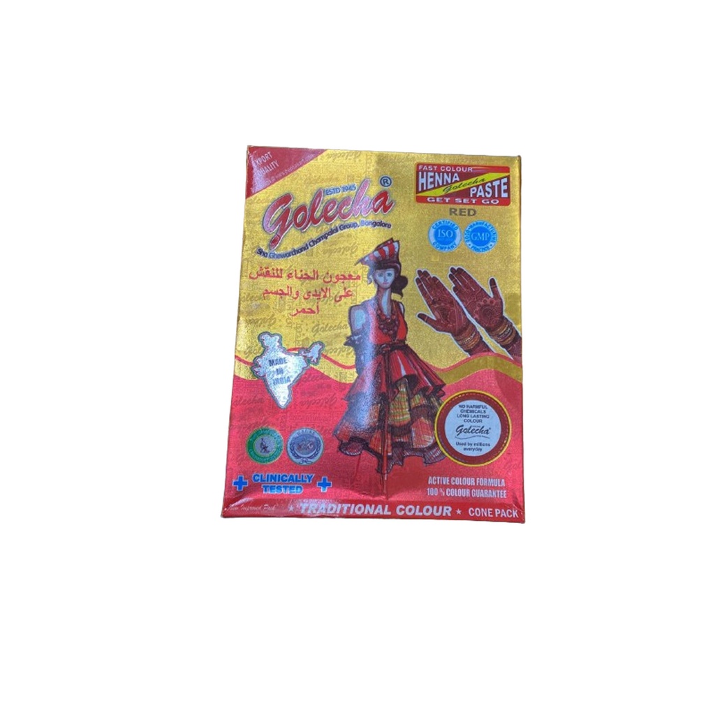 جوليشا حناء - Golecha Henna 25g (قرطاس, احمر)