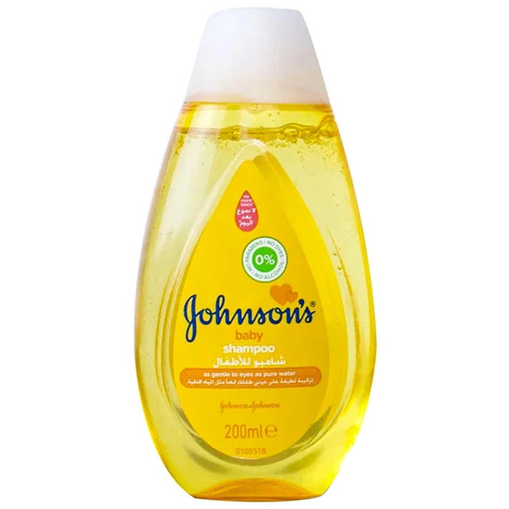 جونسون شامبو - Johnson Shampoo (200ml, دهبى, بدون)