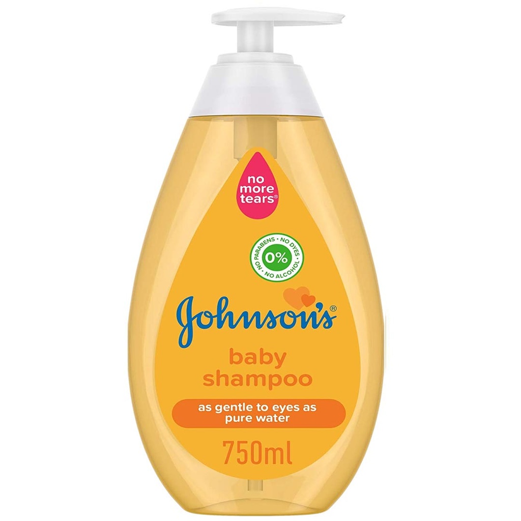 جونسون شامبو - Johnson Shampoo (750ml, دهبى, بدون)