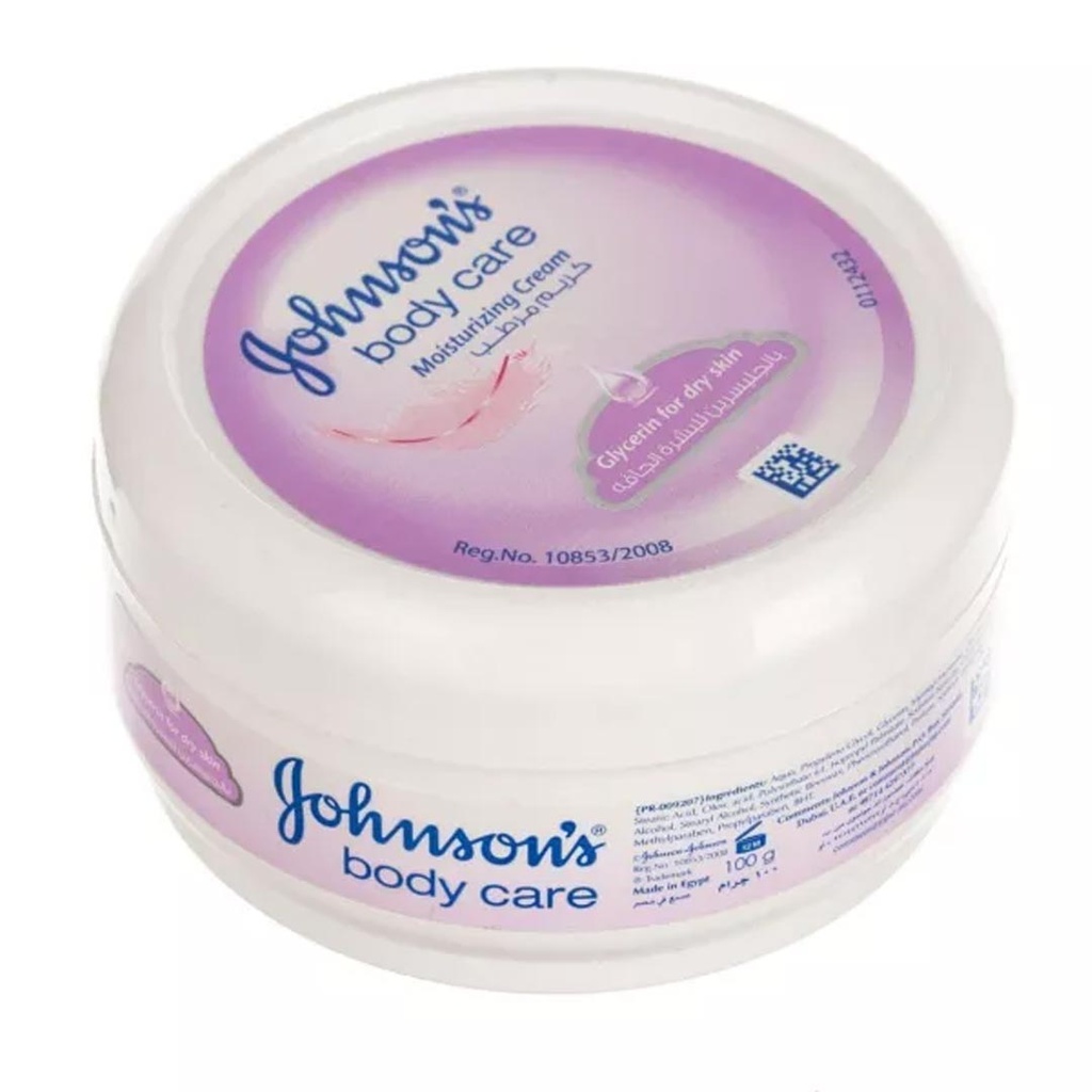 جونسون كريم مرطب - Johnson Moisturizing Cream (170g, Glycerin)