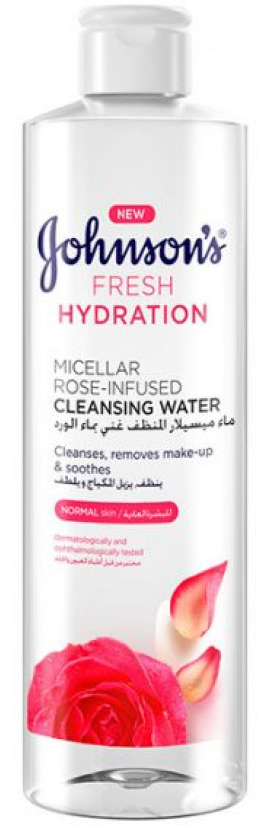جونسون ميسيلار - Johnson Micellar (400ml, ماء الورد)