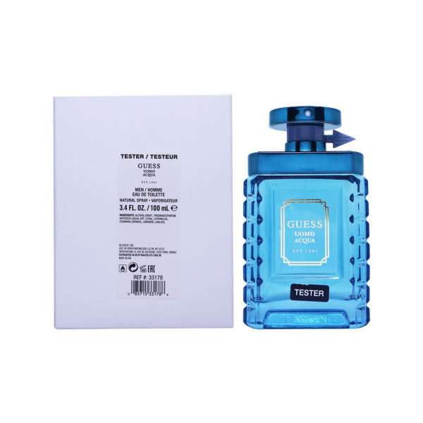 جيس اومو اكوا تستر - Guess Uomo Acqu Tester EDT-M (100ml)
