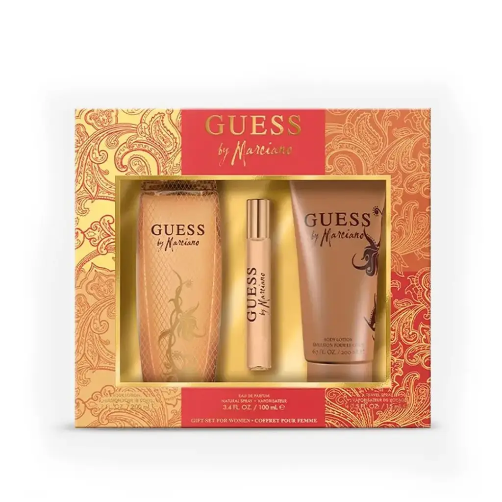 جيس باى مارشيانو طقم - Guess By Marciano Set EDP-W (100ml+15ml+200ml)