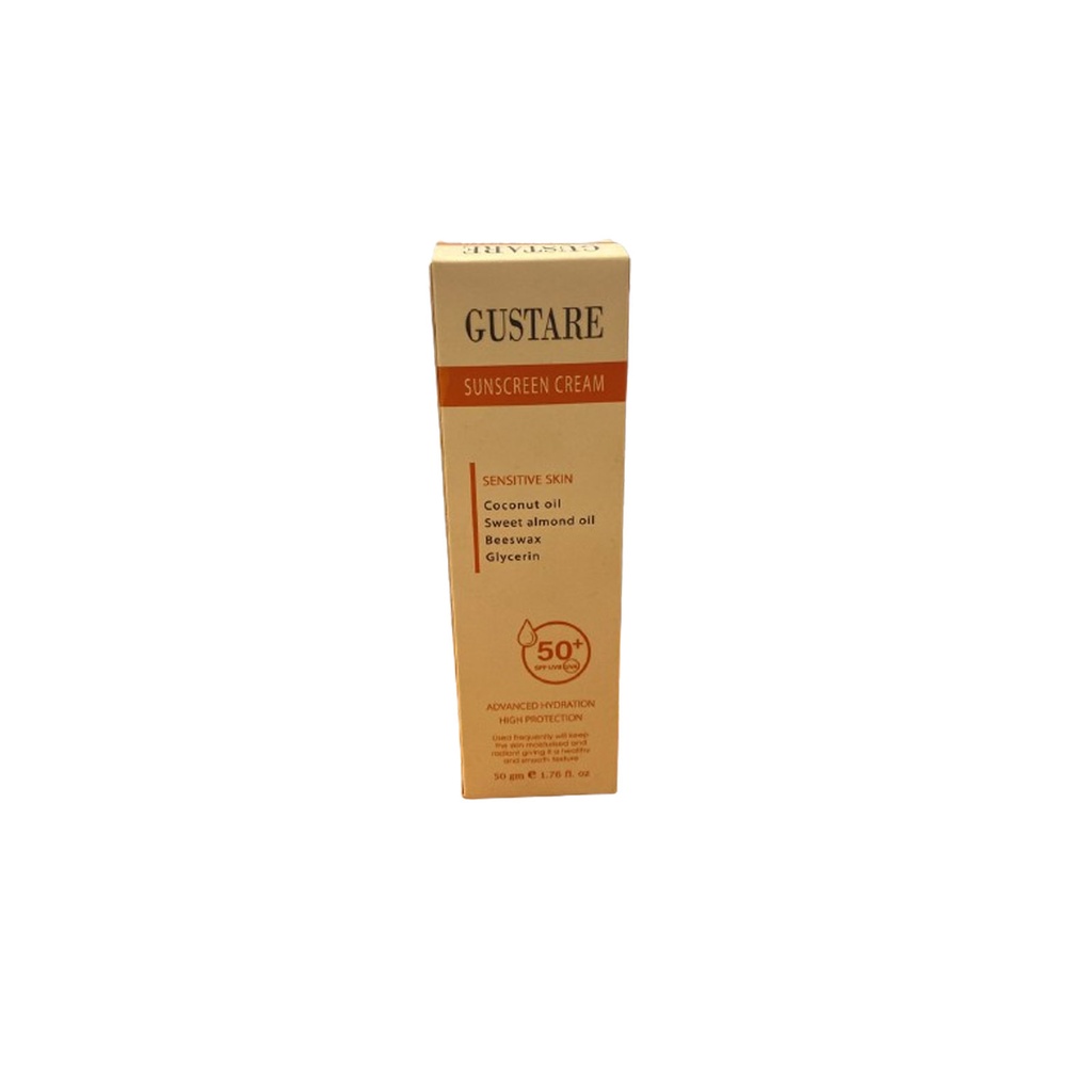 جيستار صن سكرين كريم - Gustare Sun Screen Cream (50g, 50)