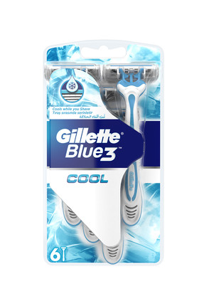 جيليت بلو 3 - Gillette Blue 3 (ماكنة, كول, 6PC)