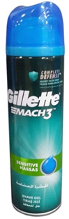 جيليت حلاقة - Gillette Shaving (Mach3 Gel, 200ml, Sensitive)