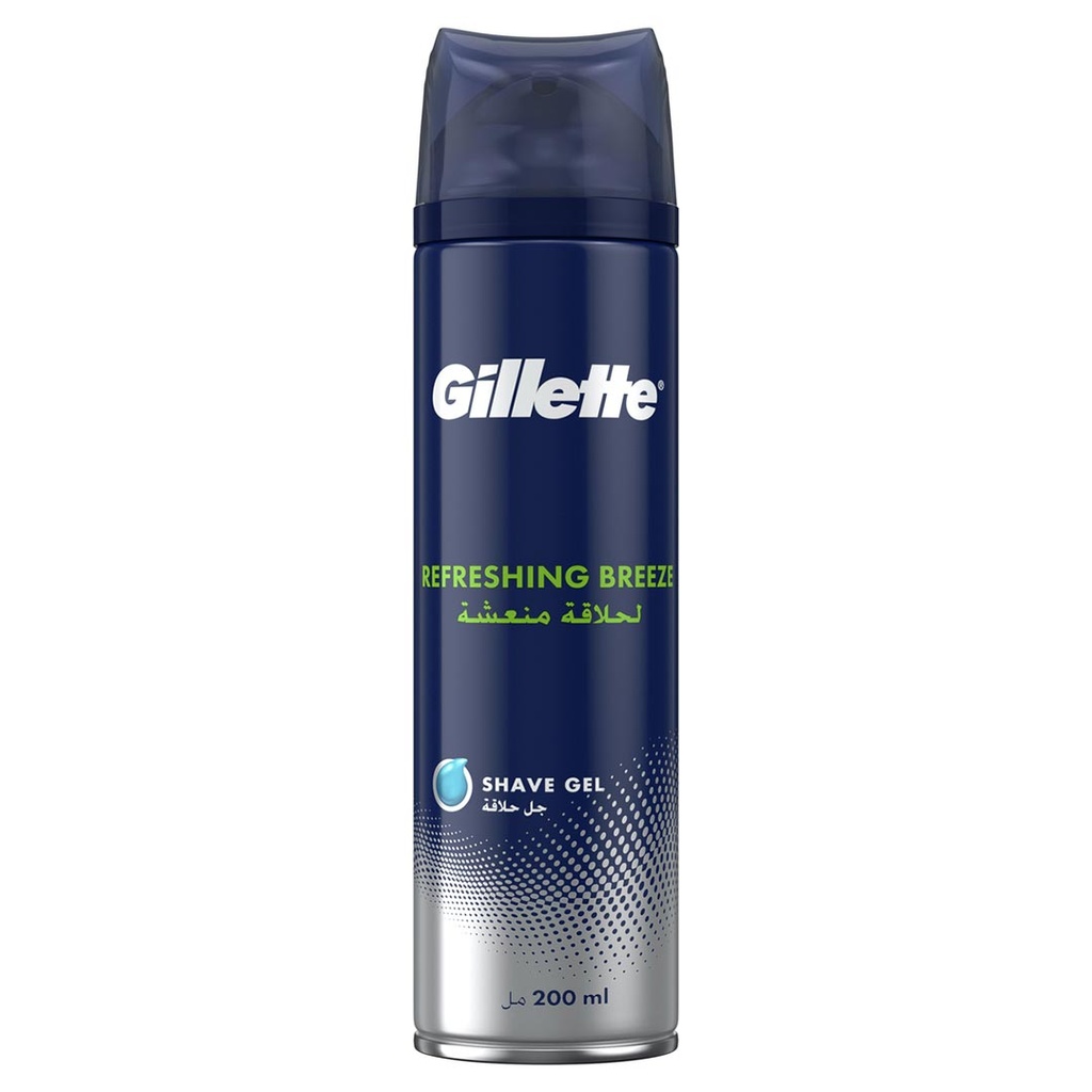 جيليت حلاقة - Gillette Shaving (Gillette Gel, 200ml, Refreshing Breeze)
