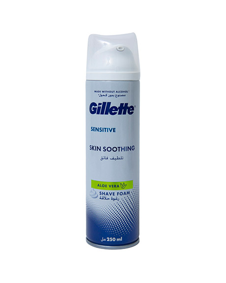 جيليت حلاقة - Gillette Shaving (Gillette Fom, 250ml, Skin Soothing)