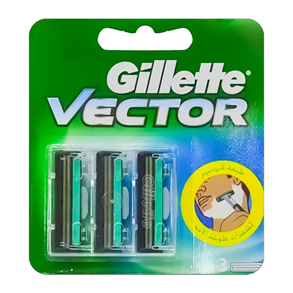 جيليت فيكتور - Gillette Vector (غيار, 3PC)