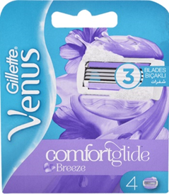 جيليت فينوس - Gillette Venus (غيار, كومفورت بريز, 4PC)