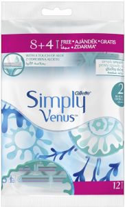 جيليت فينوس - Gillette Venus (Shaver, Simply, 8+4PC)