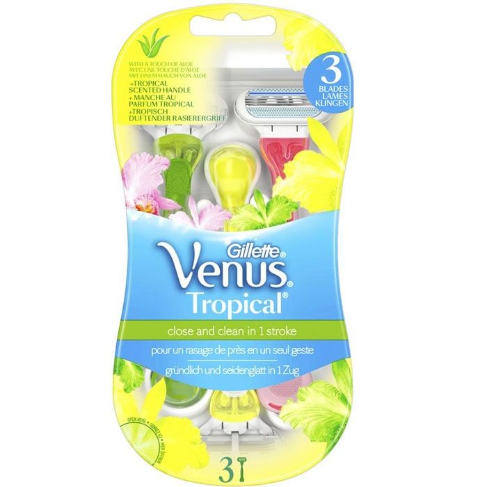 جيليت فينوس - Gillette Venus (ماكنة, تروبيكال, 3PC)