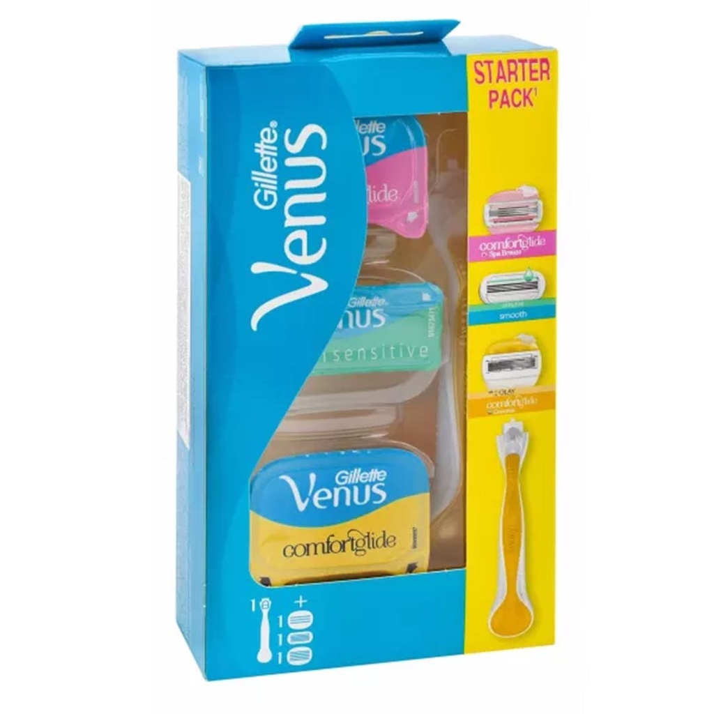 جيليت فينوس - Gillette Venus (ماكنة, 3 مختلفه, +3)